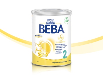 BEBA 2 mit 5 HMO Komplex und hochwertigem BEBA-Protein.​