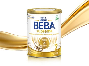 BEBA Supreme 2 mit 6 HMOs und schonend aufgespaltenem Protein Komplex.​
