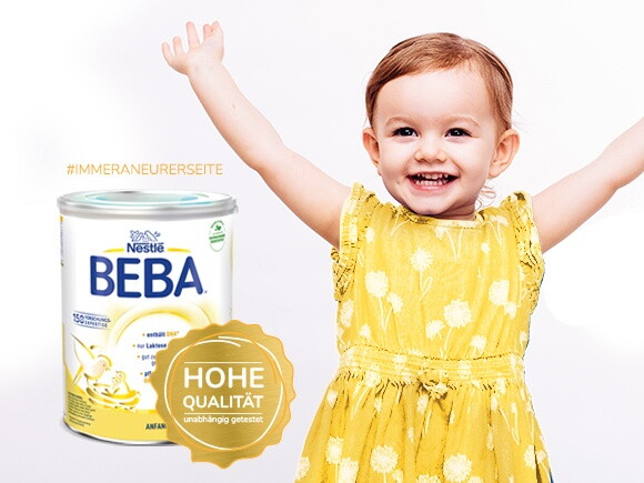 BEBA Pre Öko-Test – sehr gut – Stiftung Warentest – gut | Baby&me